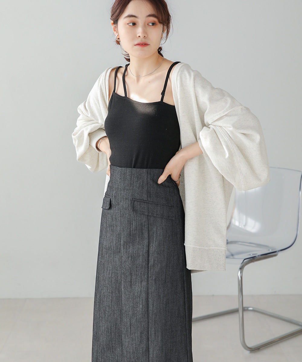 Bab カップ付きアシメキャミソール