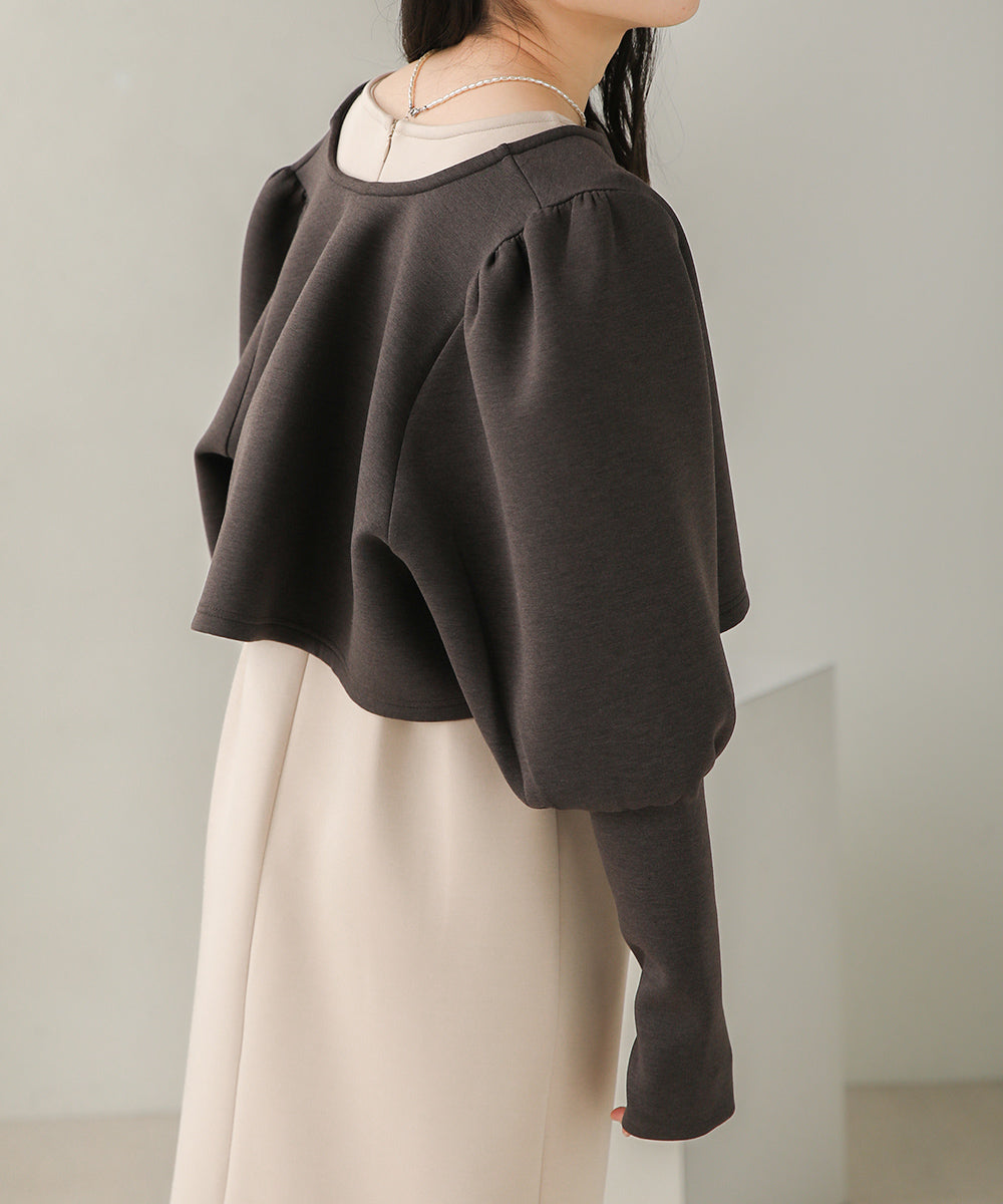 Bab ショートカーデ+ワンピースセット