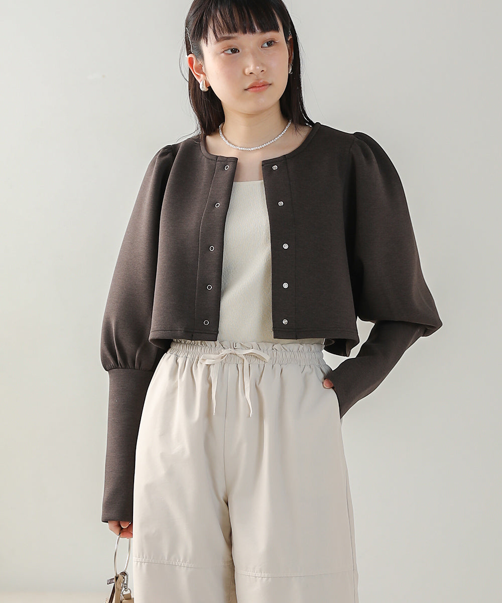 Bab ショートカーデ+ワンピースセット