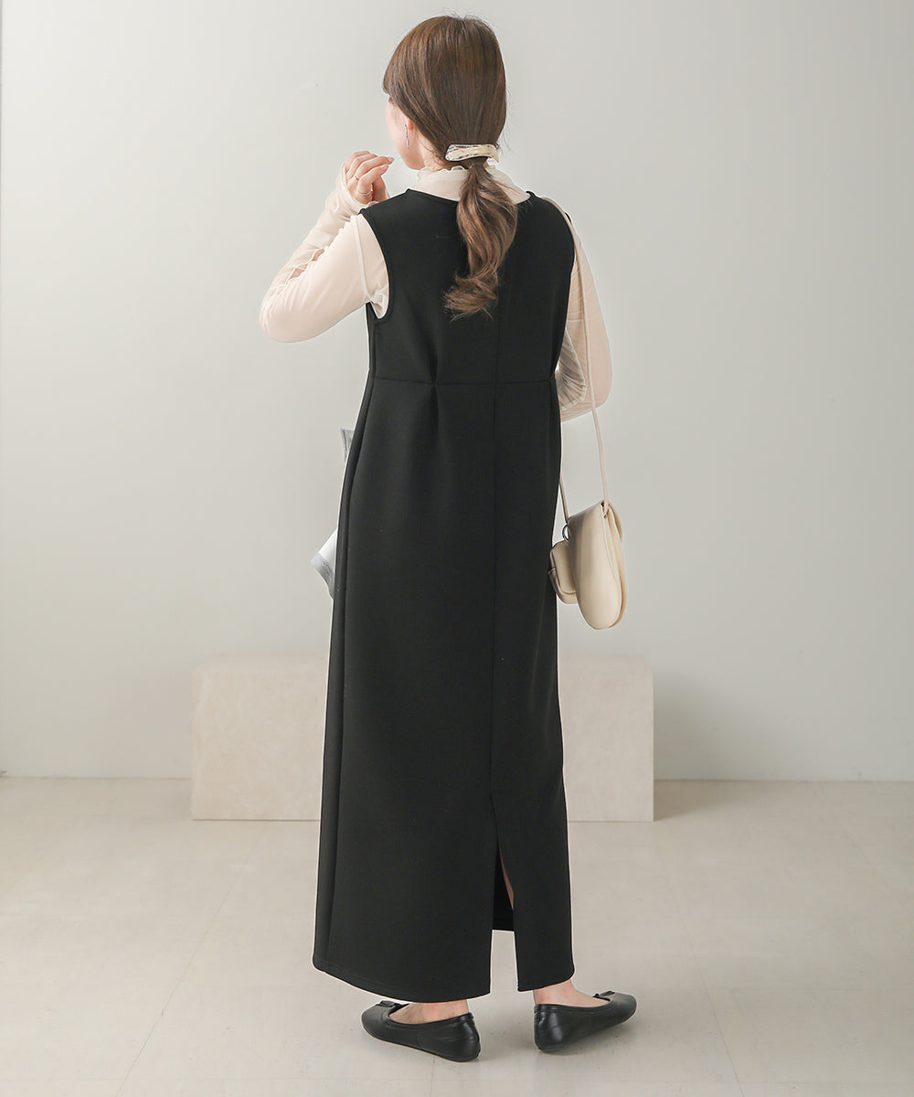 Bab ショートカーデ+ワンピースセット