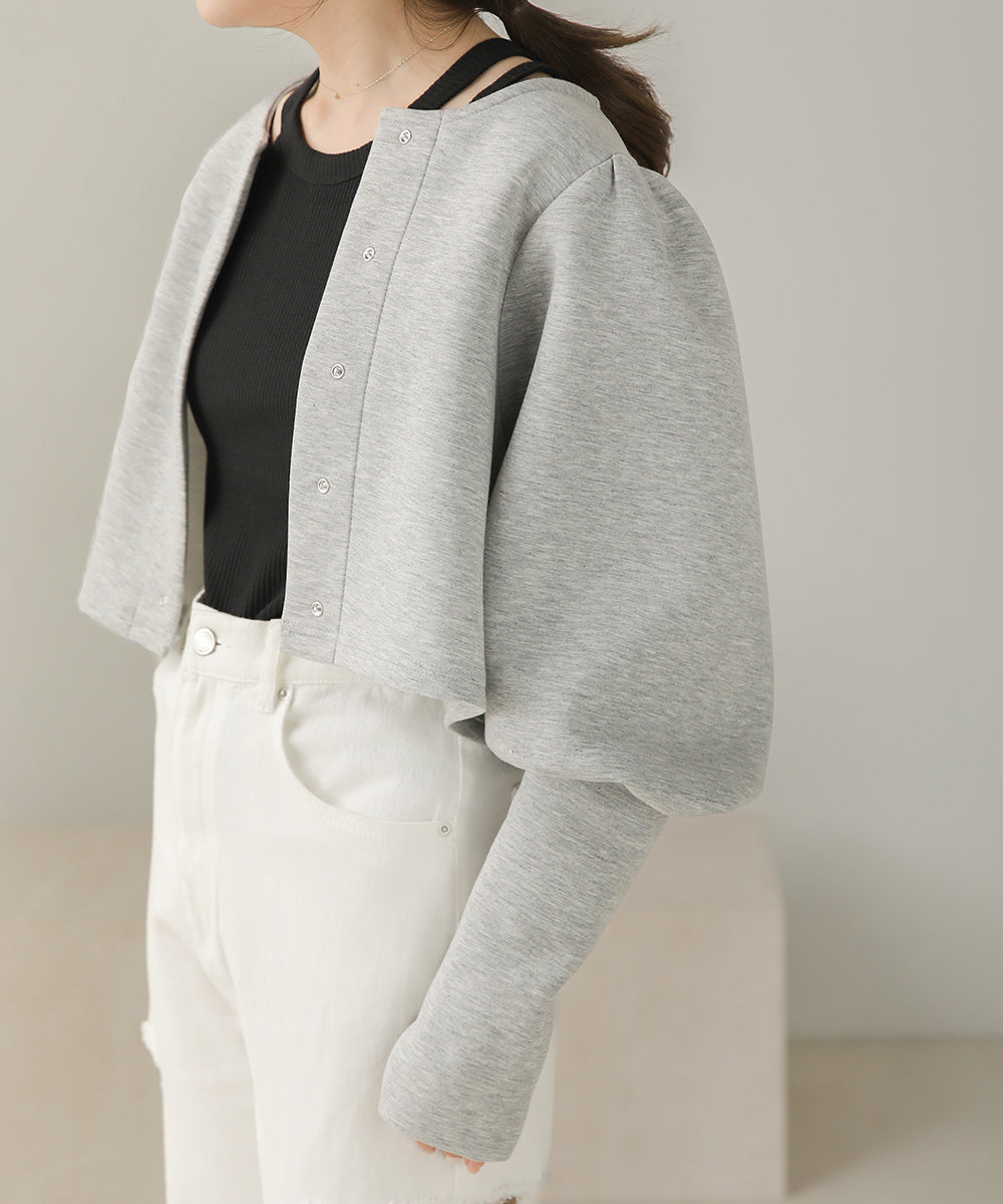 Bab ショートカーデ+ワンピースセット