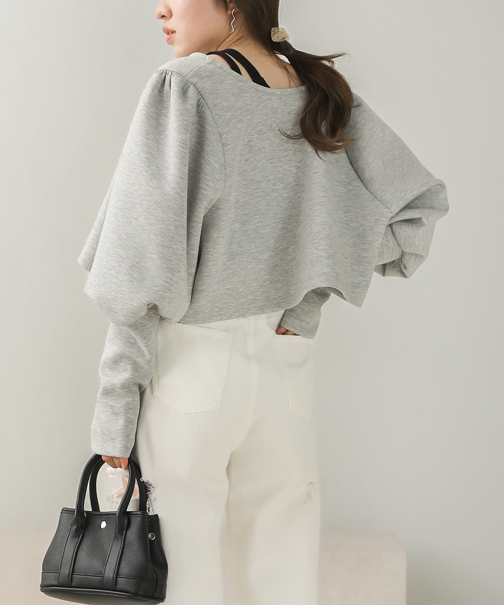 Bab ショートカーデ+ワンピースセット