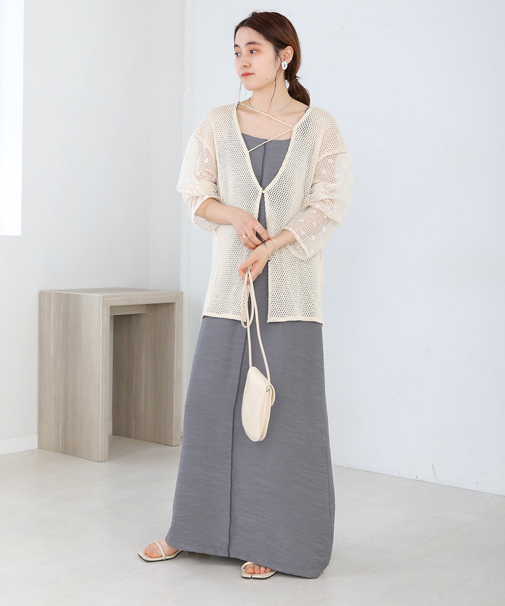 Bab 前後2WAYメッシュレースブラウス