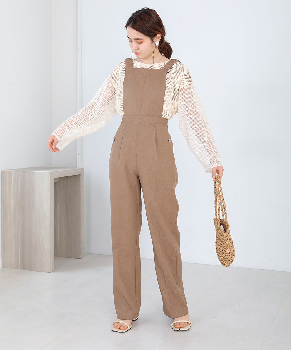 Bab 前後2WAYメッシュレースブラウス
