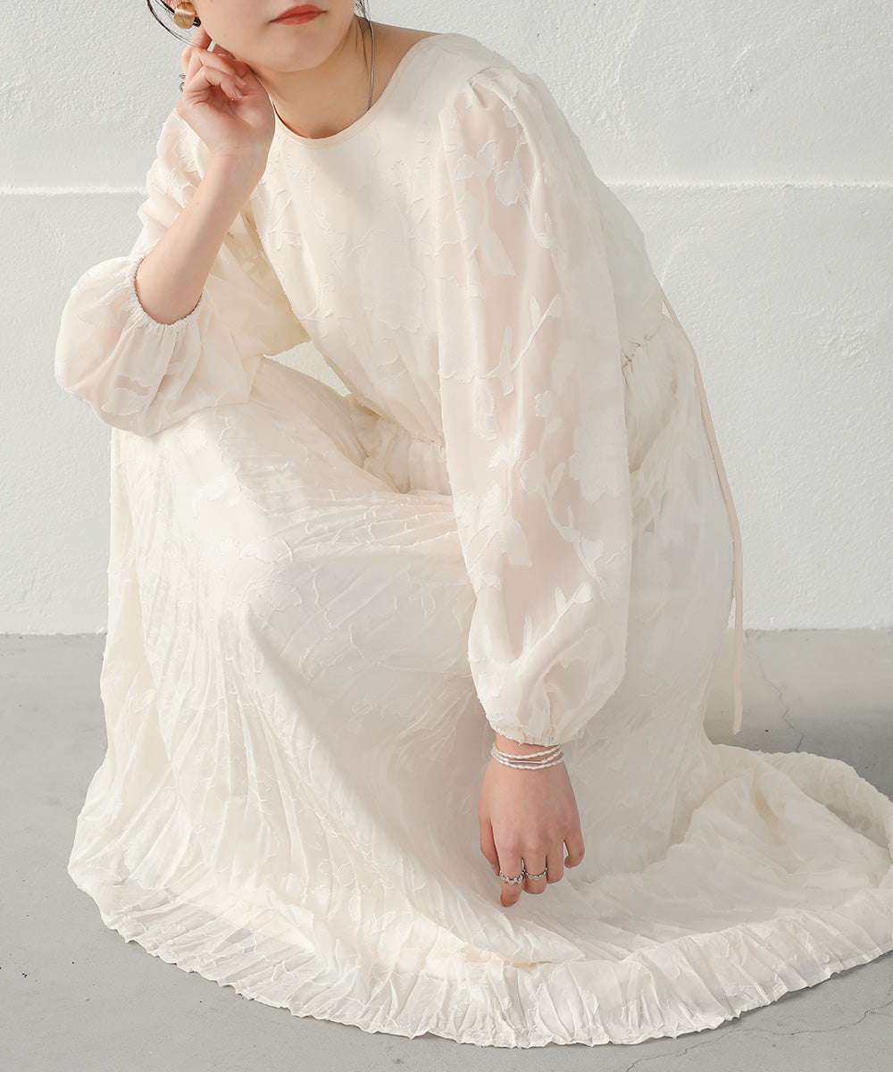 シアージャガードフラワーワンピース