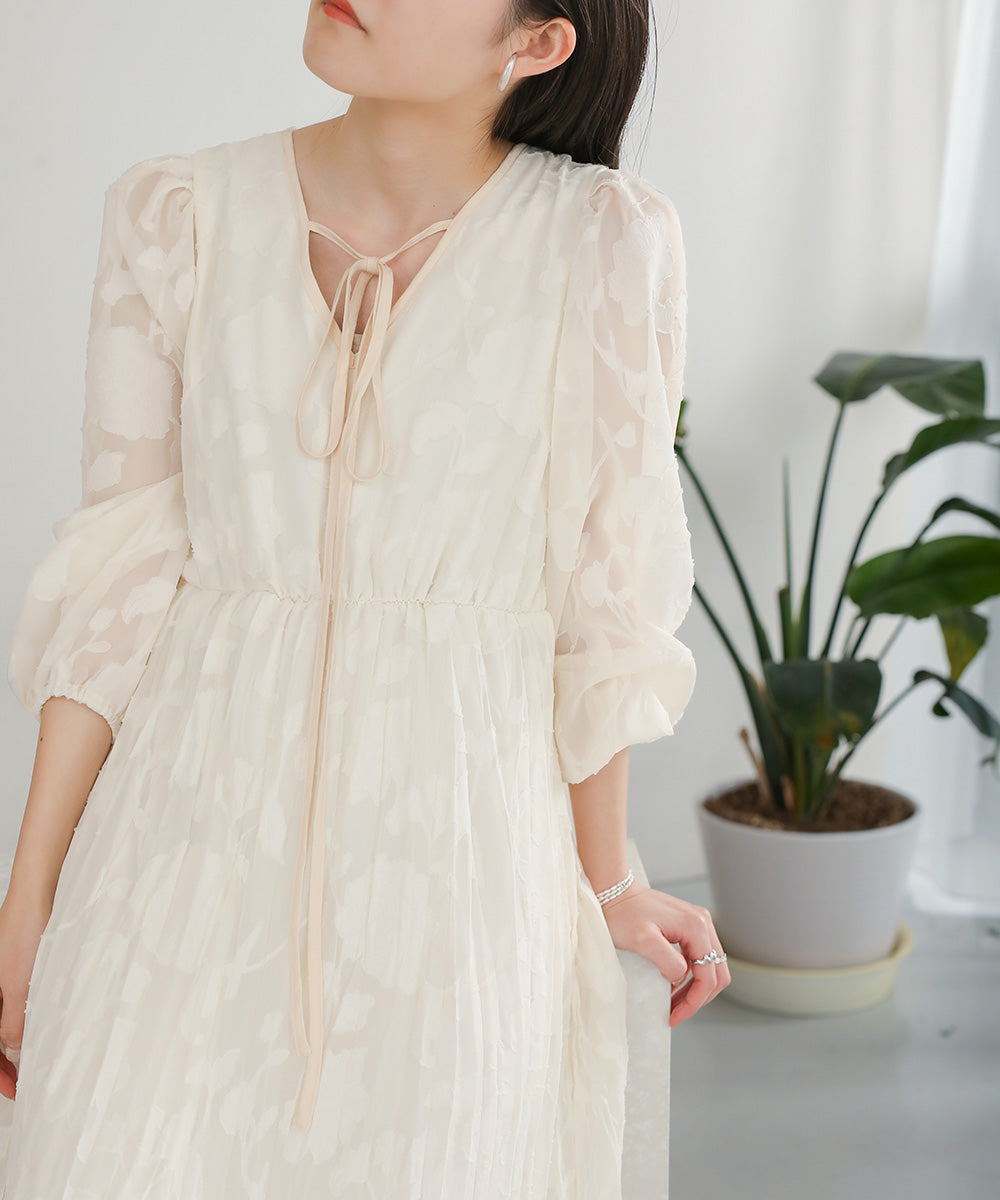 シアージャガードフラワーワンピース