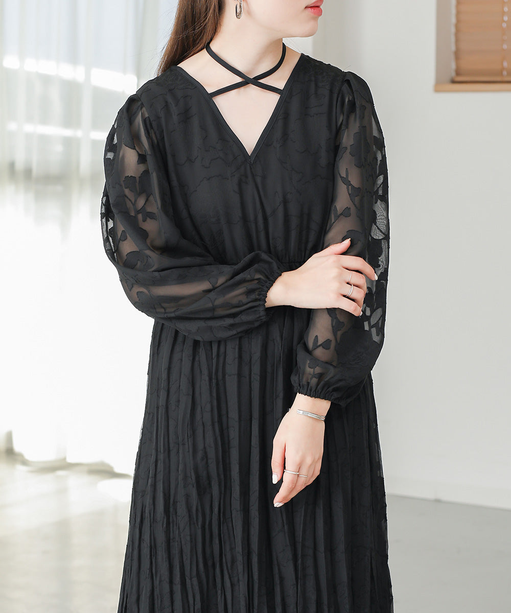 シアージャガードフラワーワンピース