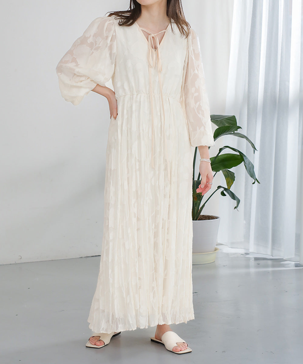 シアージャガードフラワーワンピース