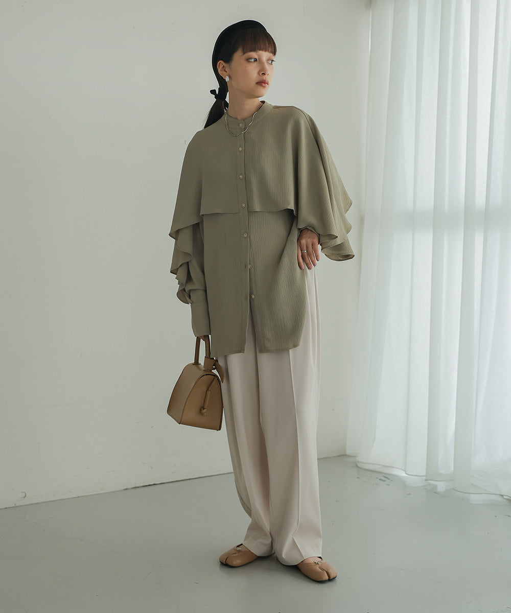 Bab ラッフルスリーブブラウス