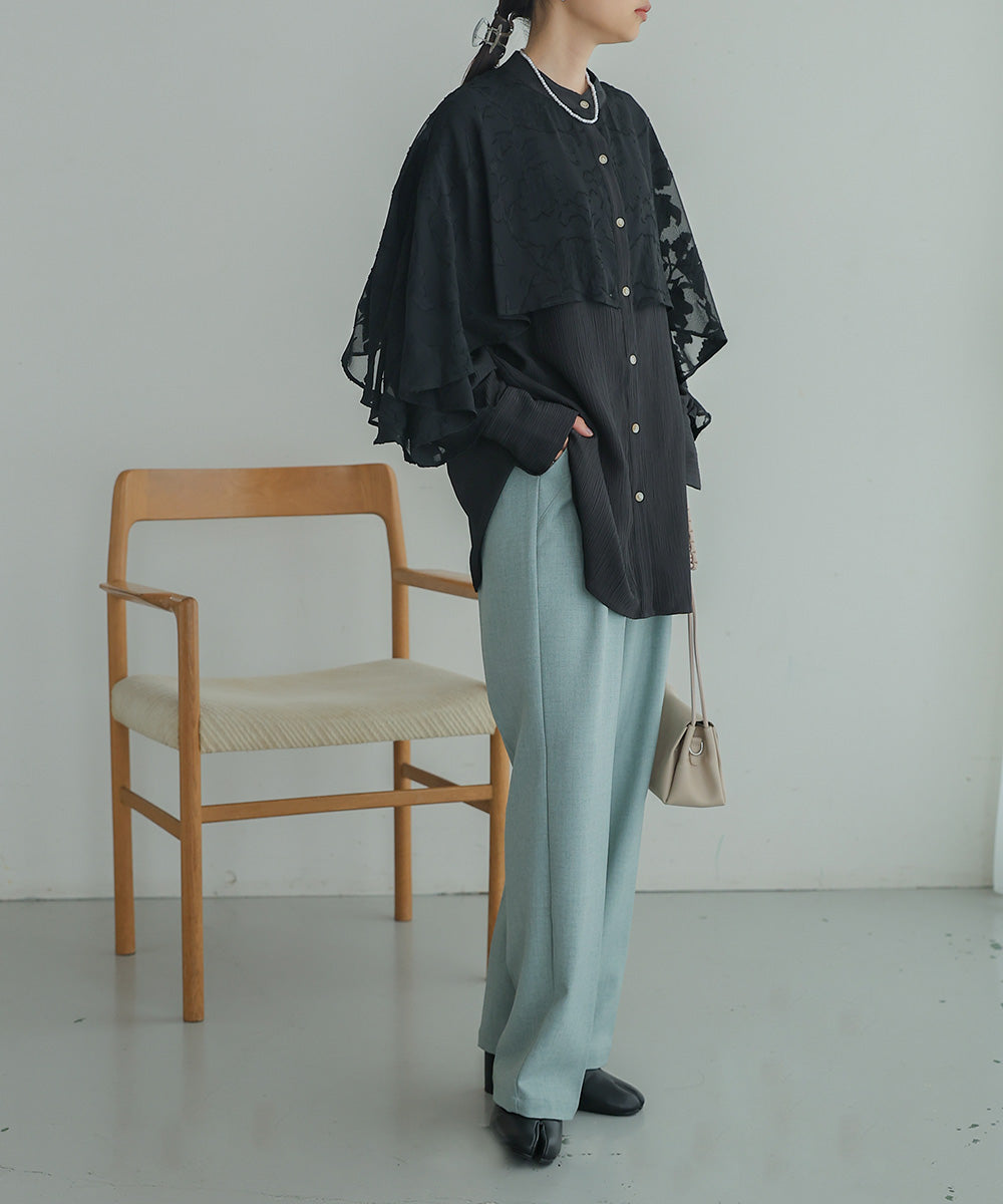 Bab ラッフルスリーブブラウス