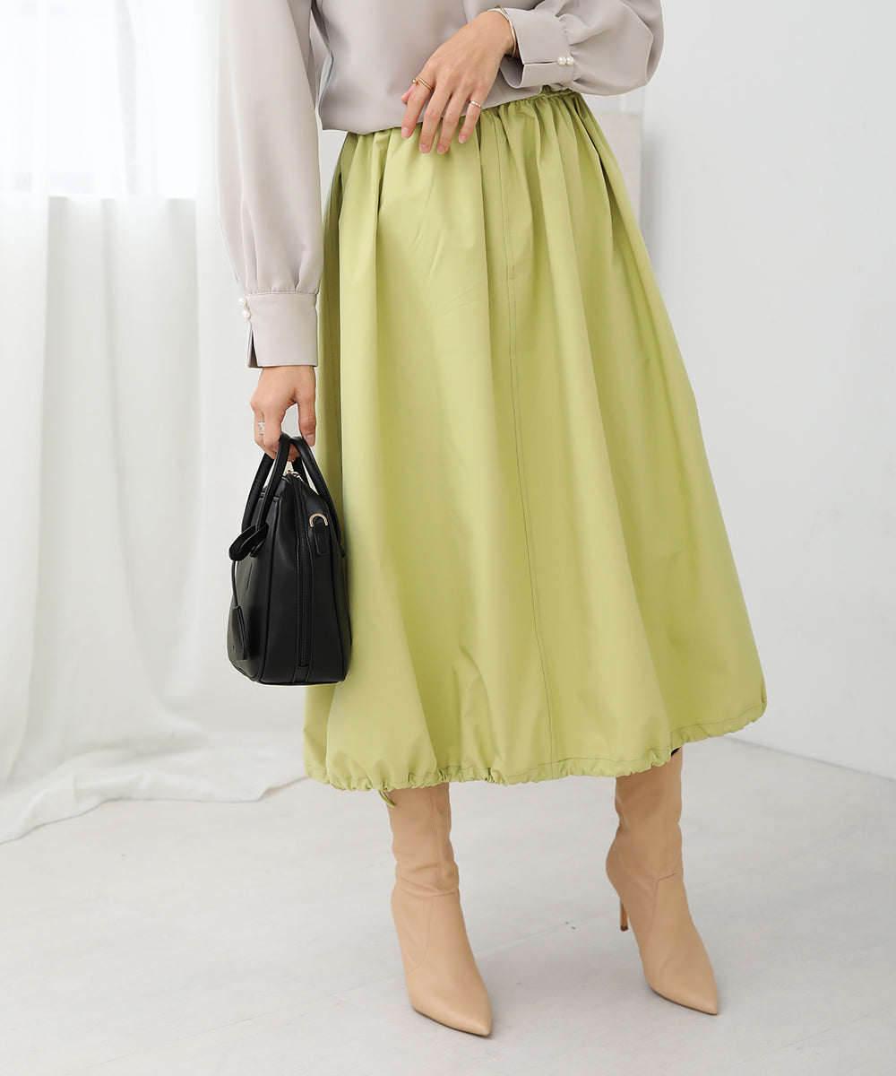 リバーシブルフレアバルーンスカート