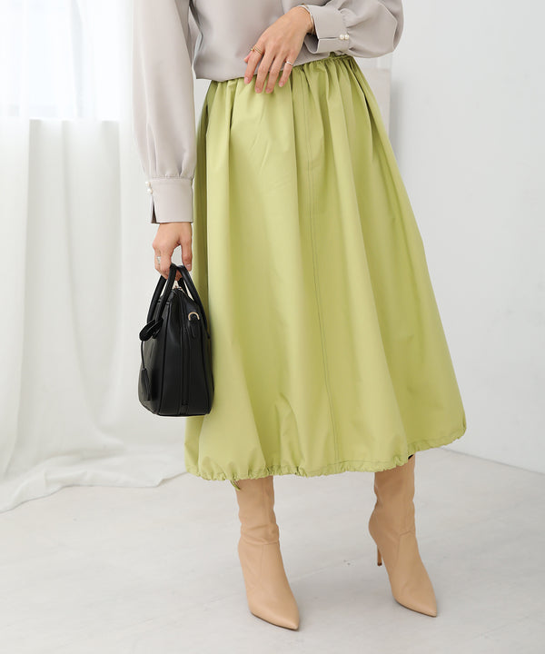 リバーシブルフレアバルーンスカート