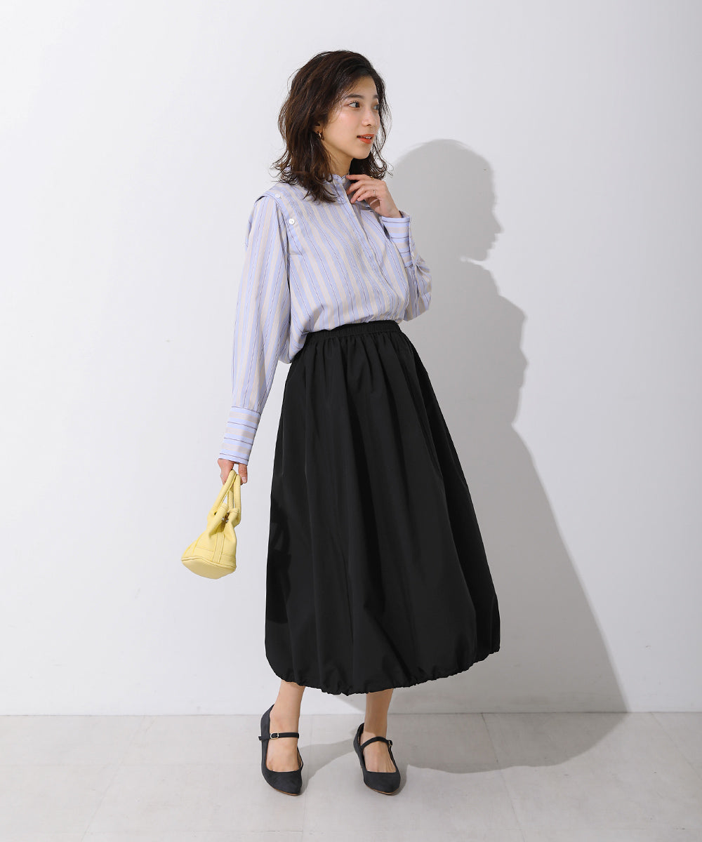 リバーシブルフレアバルーンスカート