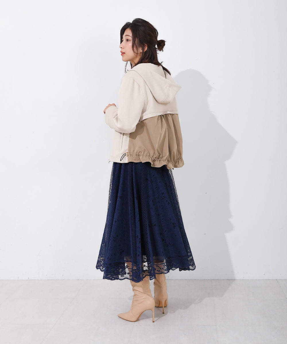 BouJeloud ダンボールパーカーコート