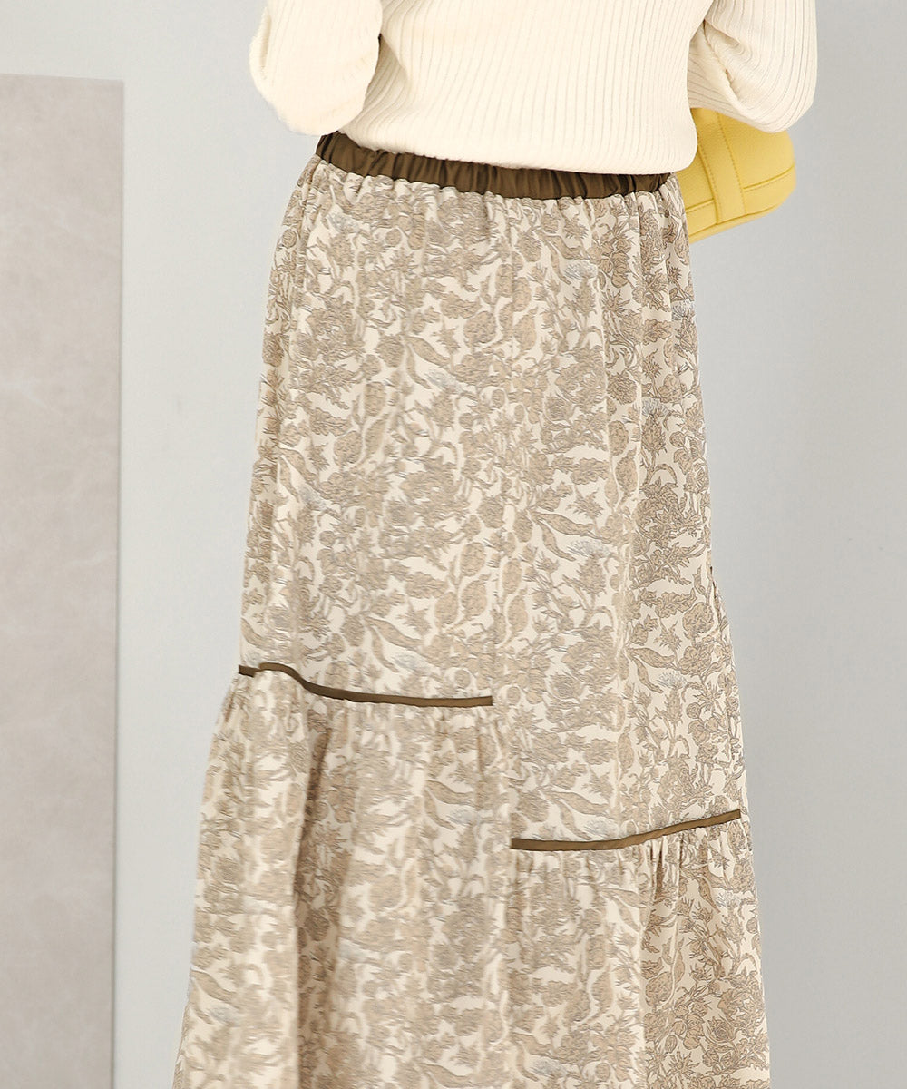 ミモレティアードスカート