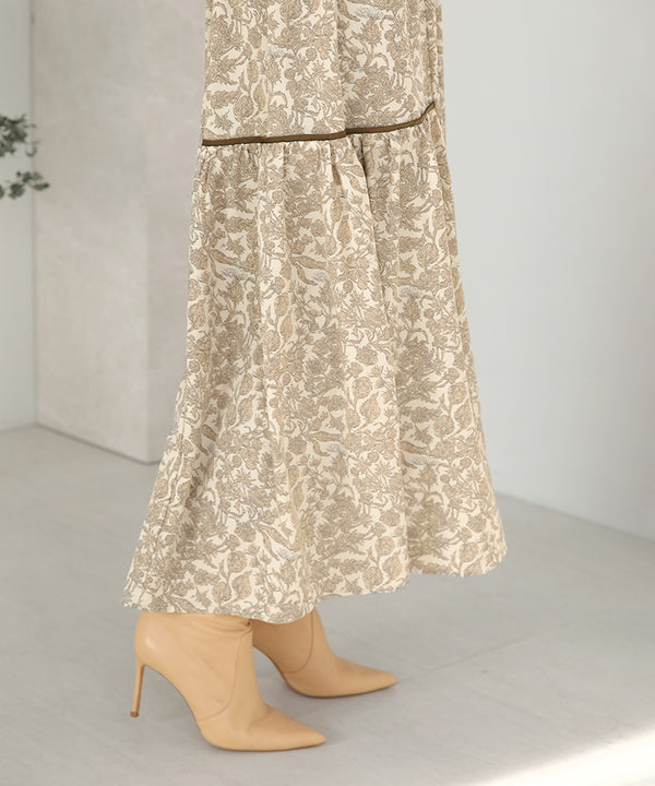 ミモレティアードスカート