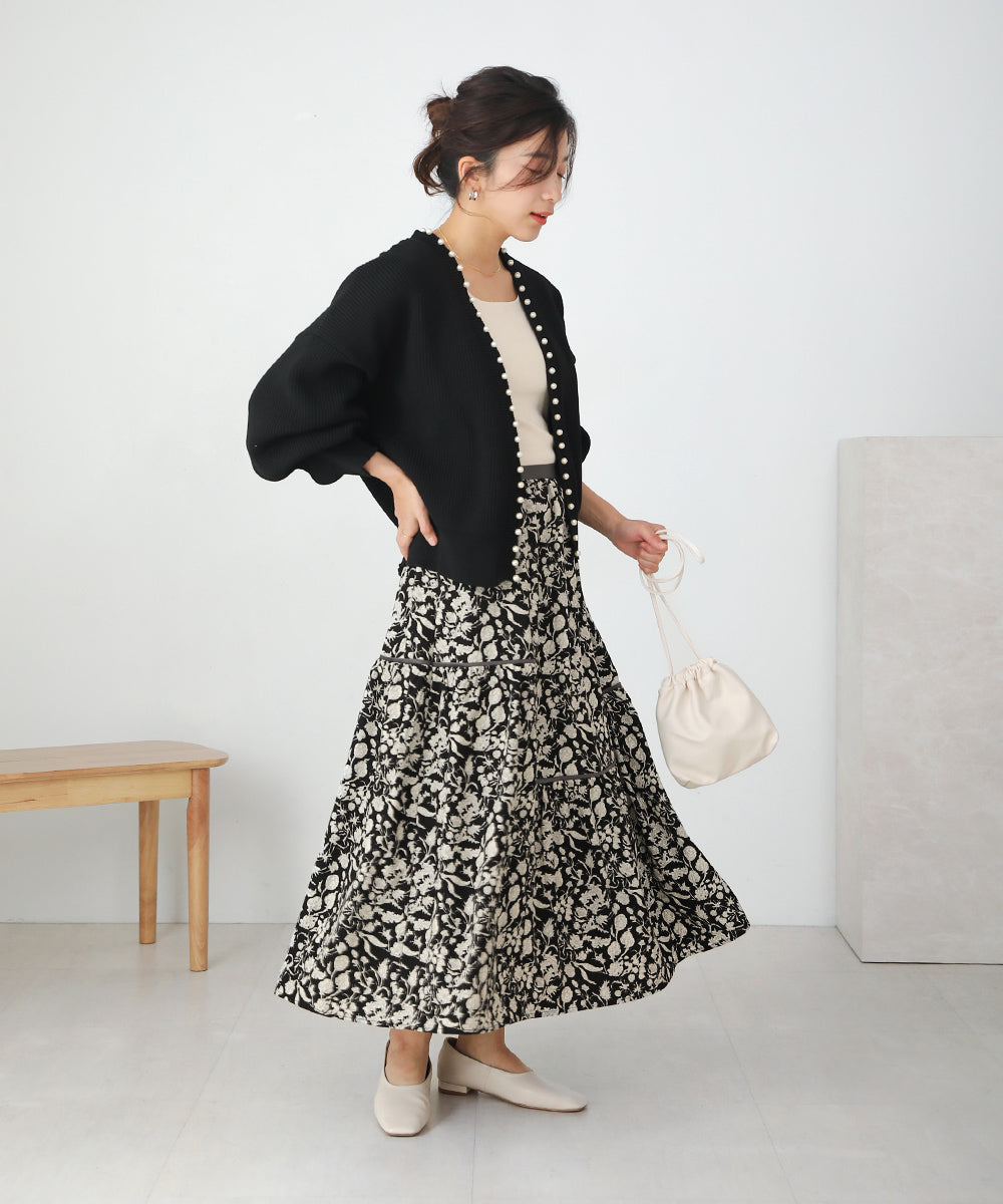 ミモレティアードスカート