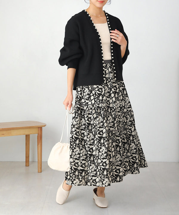 ミモレティアードスカート