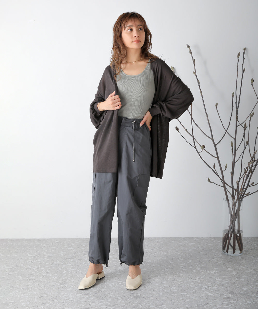 BouJeloud ウォッシャブルヨーク切替トッパー