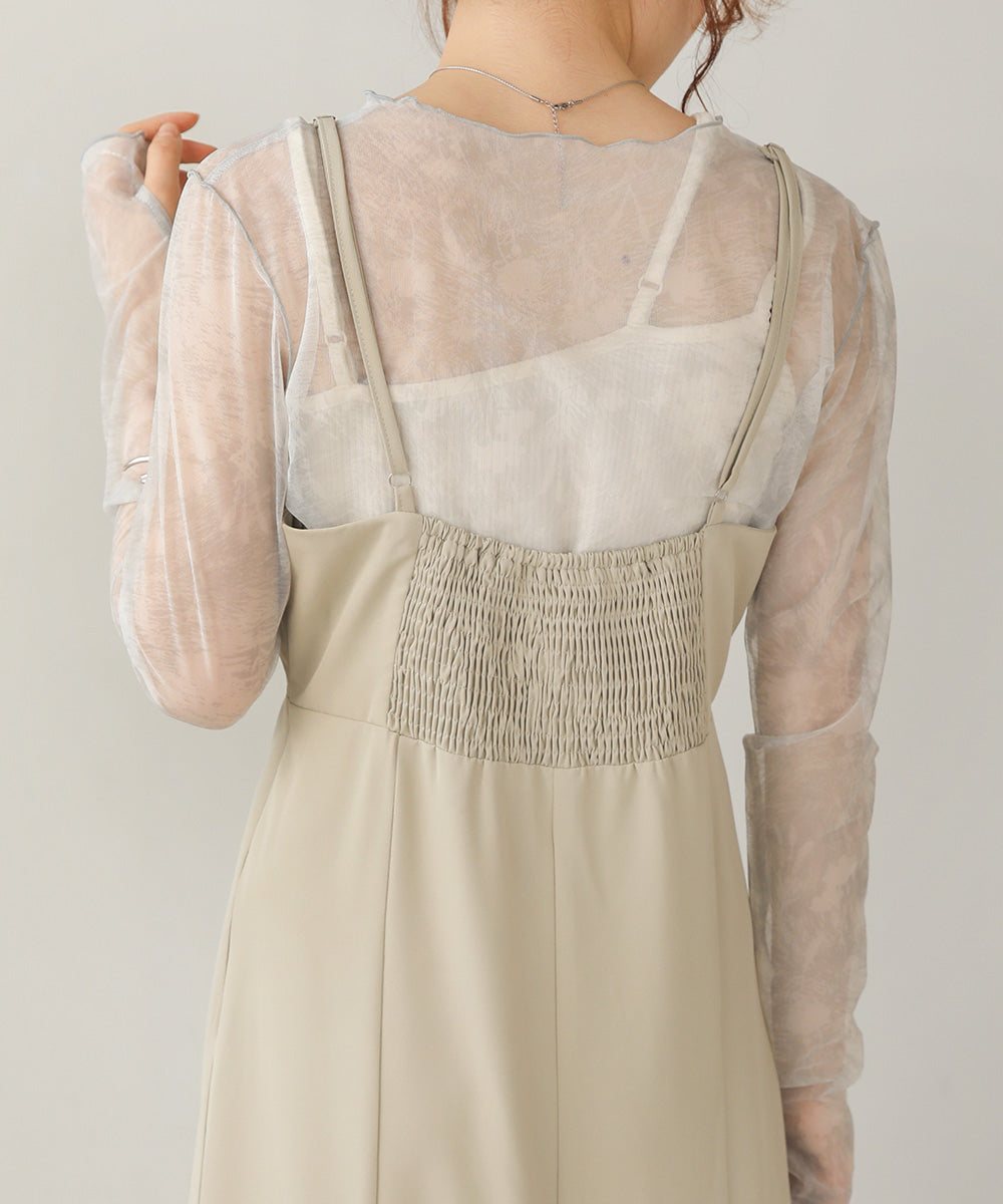 Bab ニュアンスプリントシアートップス 【メール便280円】