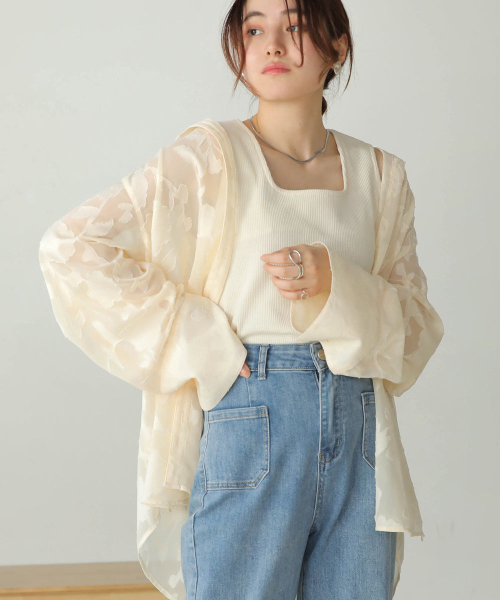 Bab 前後2WAYスクエアタンクトップ【メール便280円】