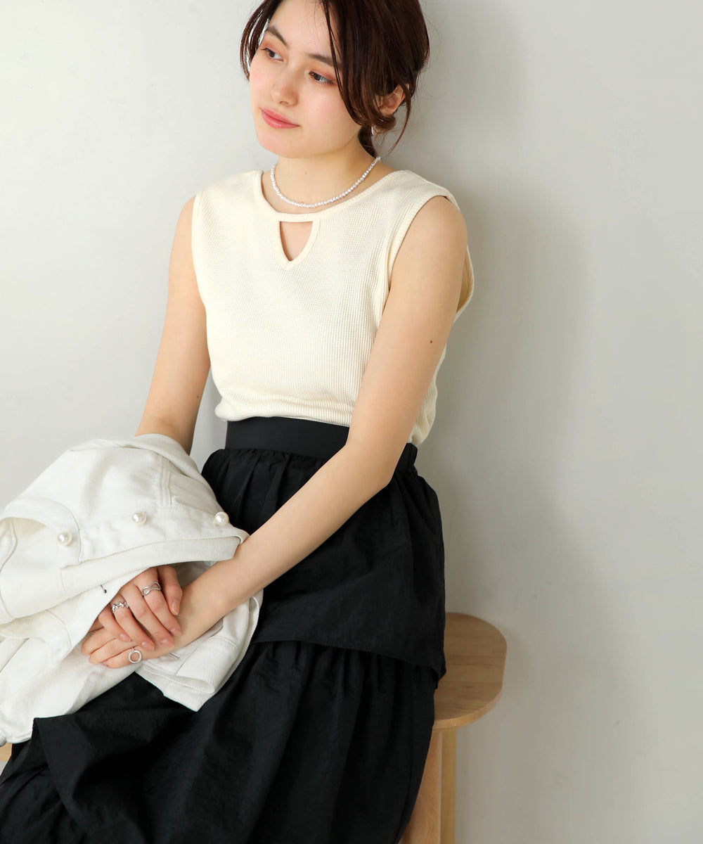 Bab 前後2WAYスクエアタンクトップ【メール便280円】