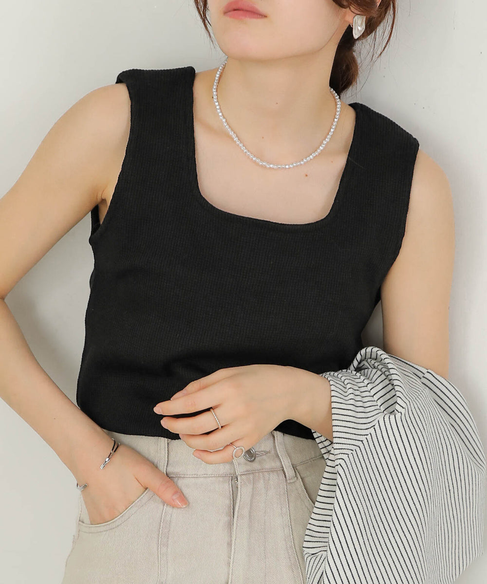 Bab 前後2WAYスクエアタンクトップ【メール便280円】