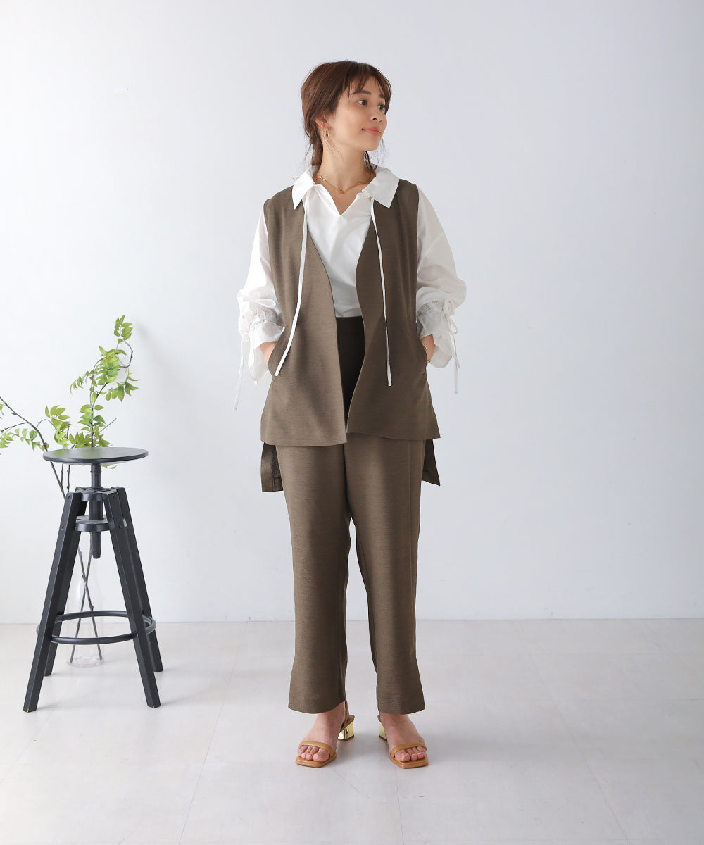 BouJeloud ネック2wayブラウス