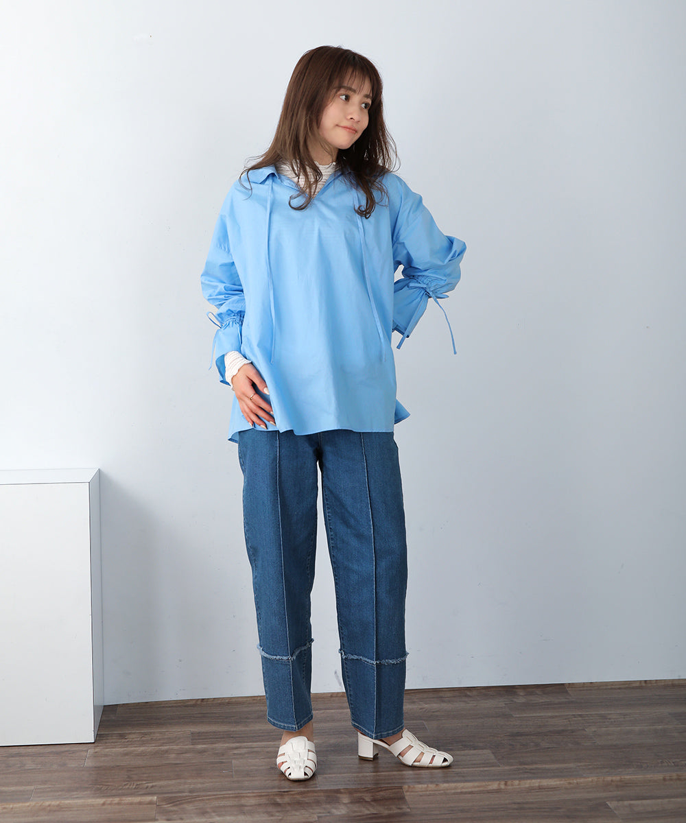 BouJeloud ネック2wayブラウス
