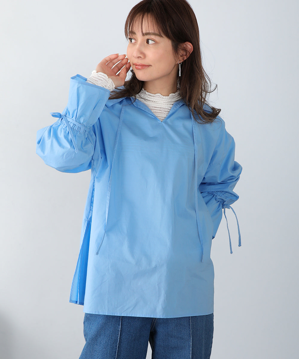 BouJeloud ネック2wayブラウス