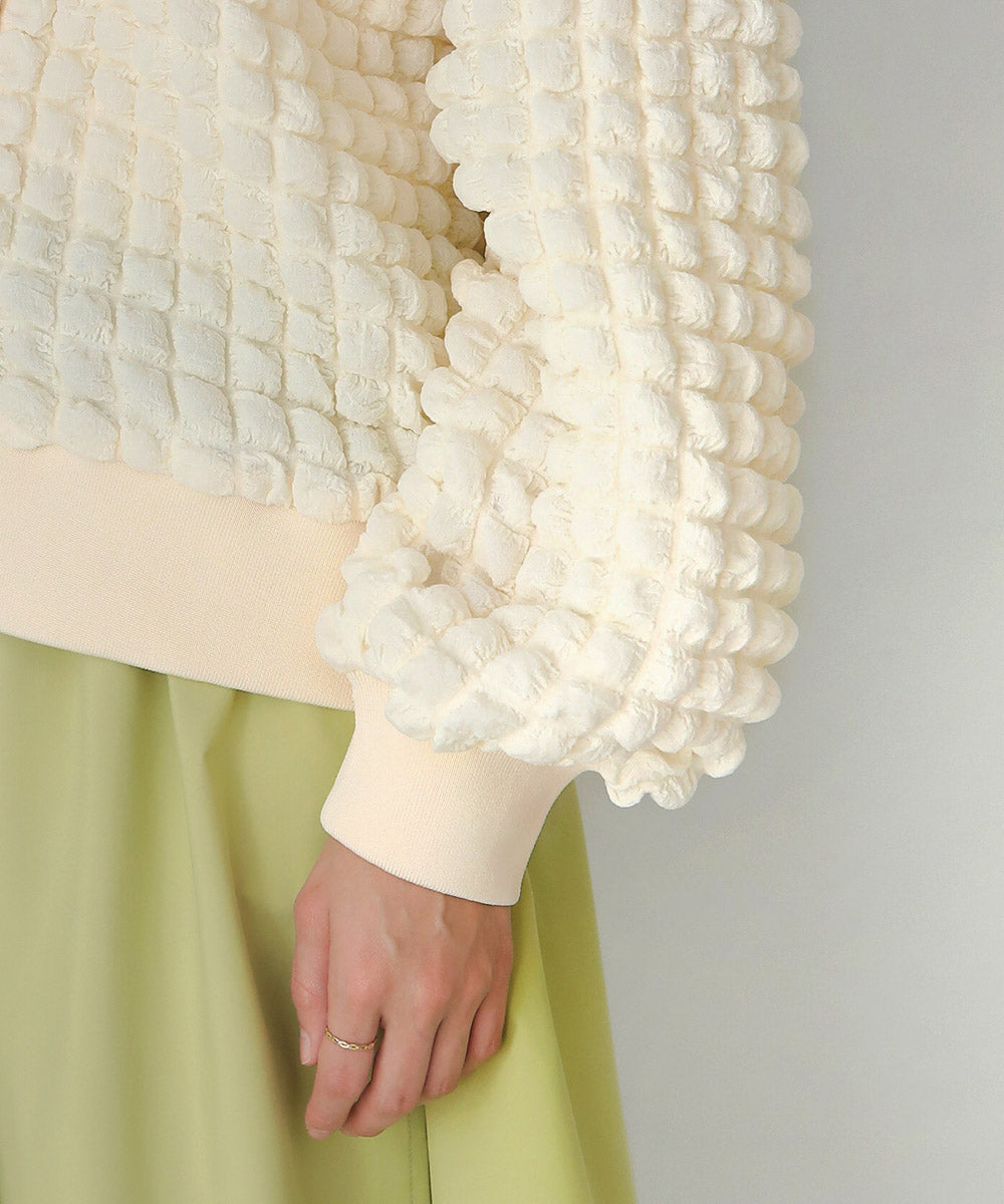 ポコポコジャージーカーディガン