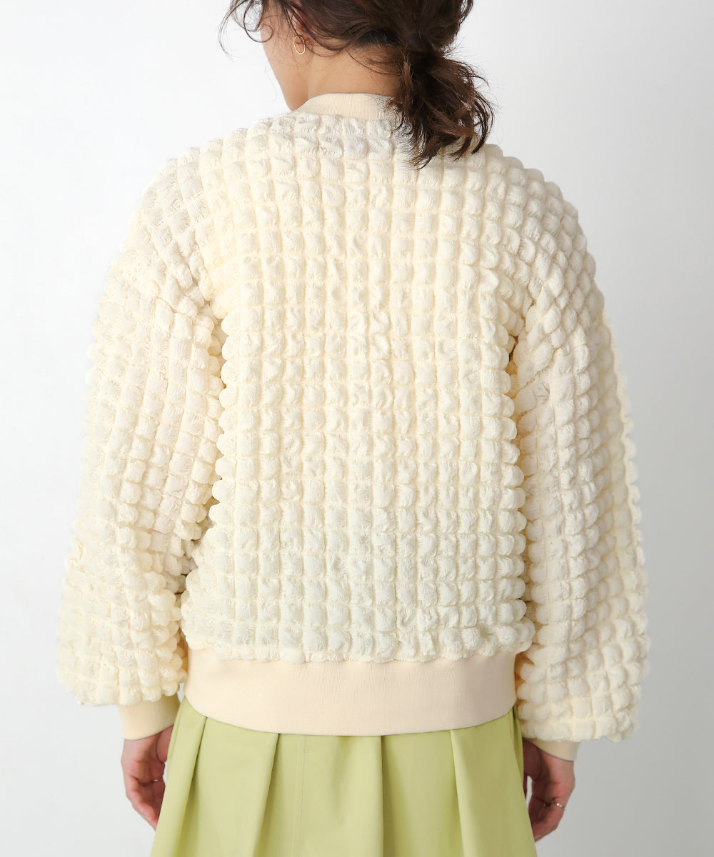 ポコポコジャージーカーディガン