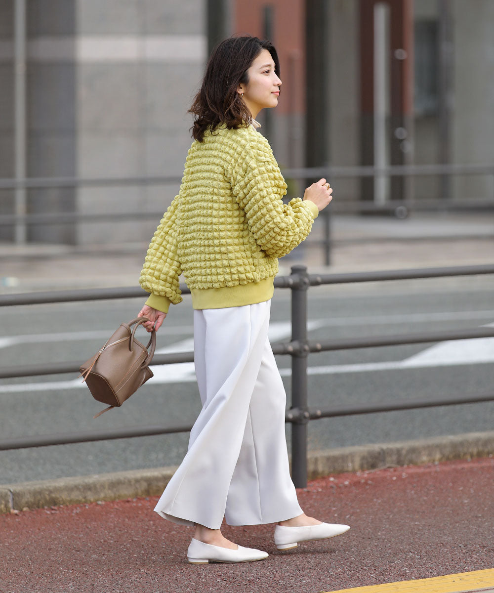 ポコポコジャージーカーディガン