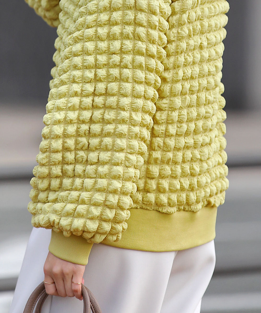 ポコポコジャージーカーディガン