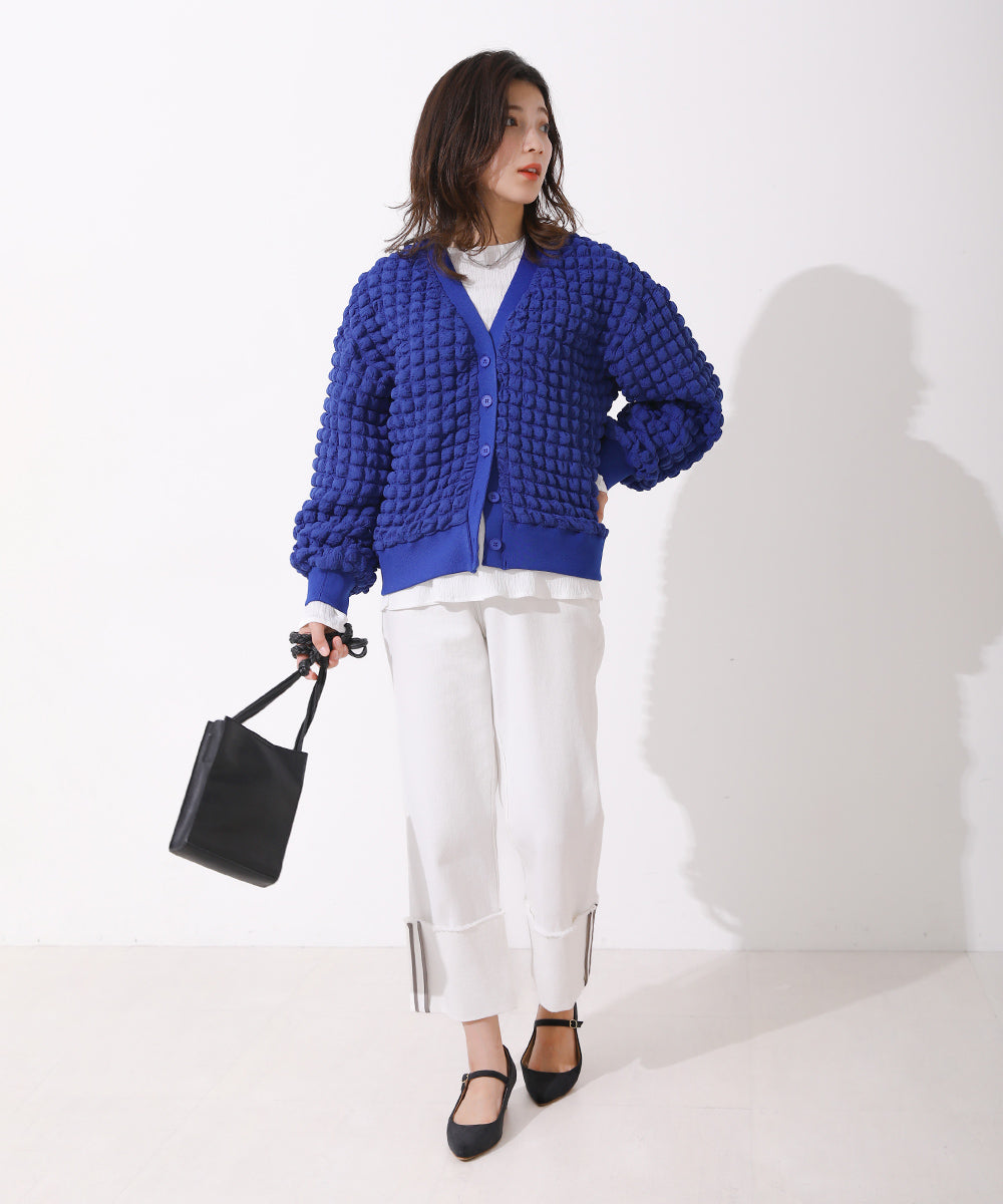 ポコポコジャージーカーディガン