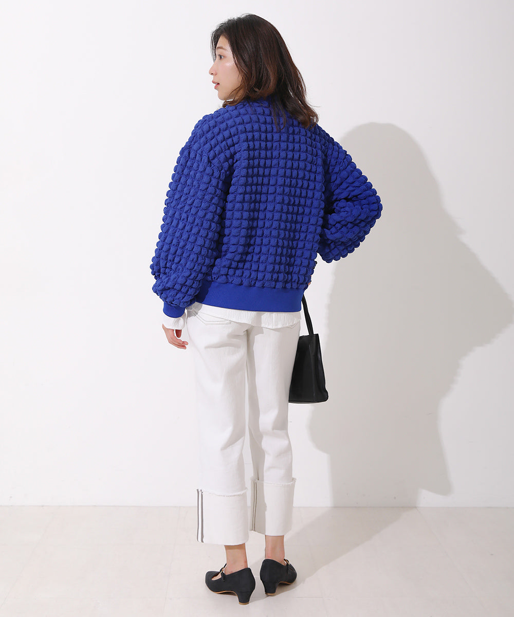 ポコポコジャージーカーディガン