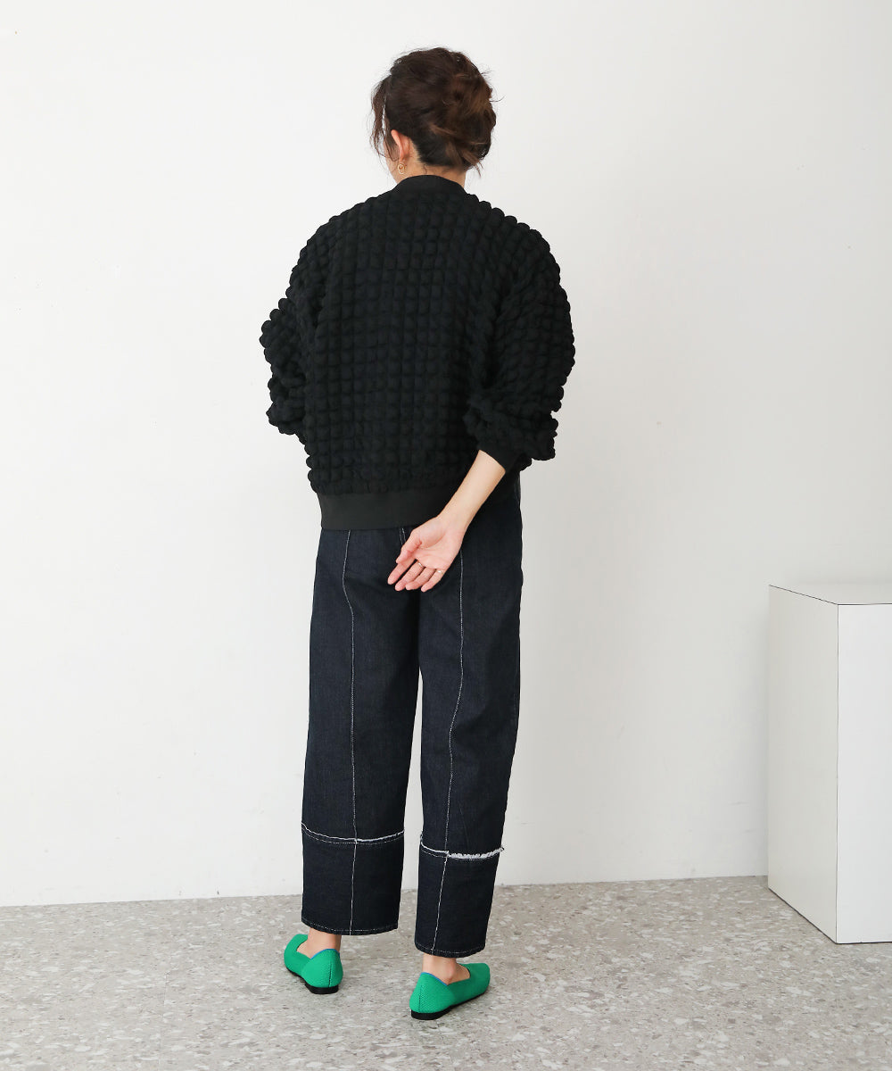 ポコポコジャージーカーディガン