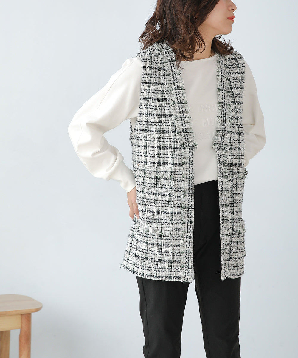 BouJeloud シャツドッキングエンボストップス