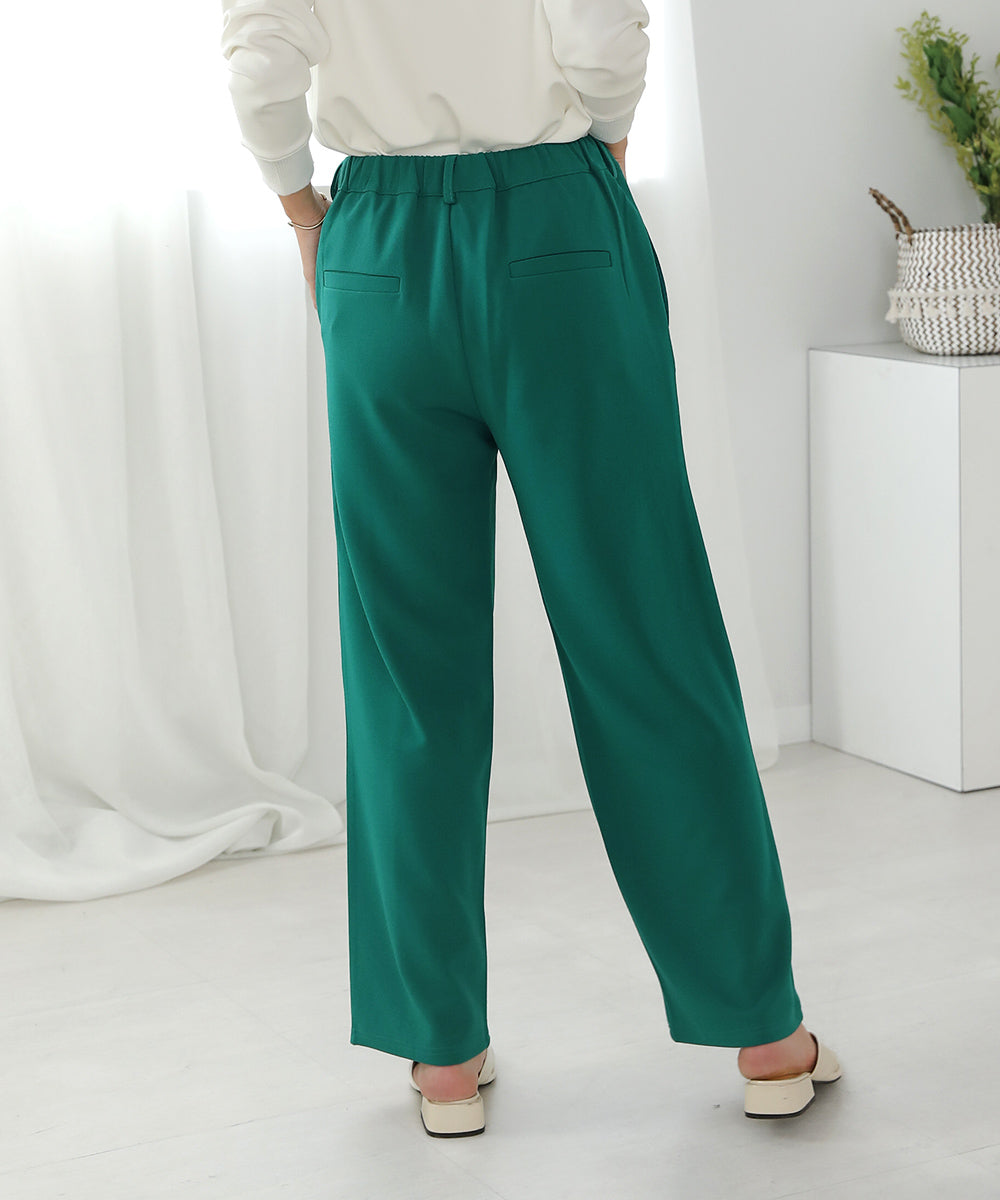 ピンタックキレイ目ジョグパンツ