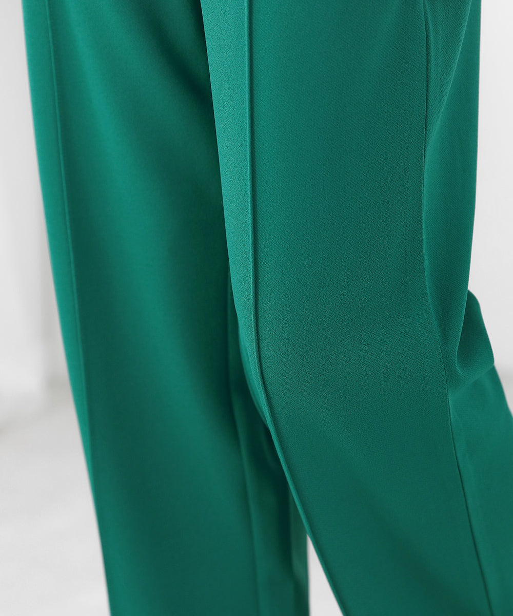 ピンタックキレイ目ジョグパンツ