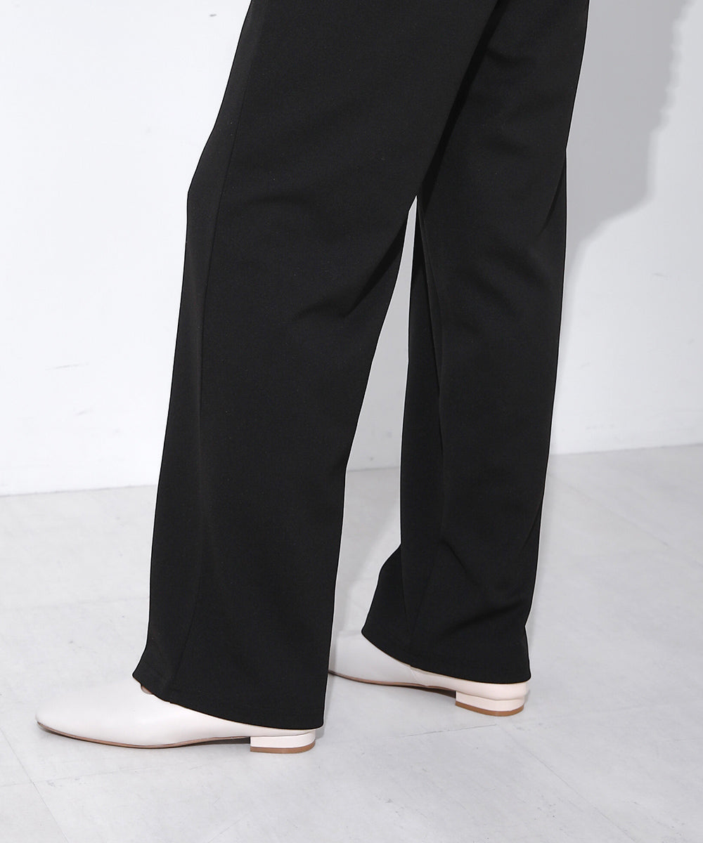 ピンタックキレイ目ジョグパンツ