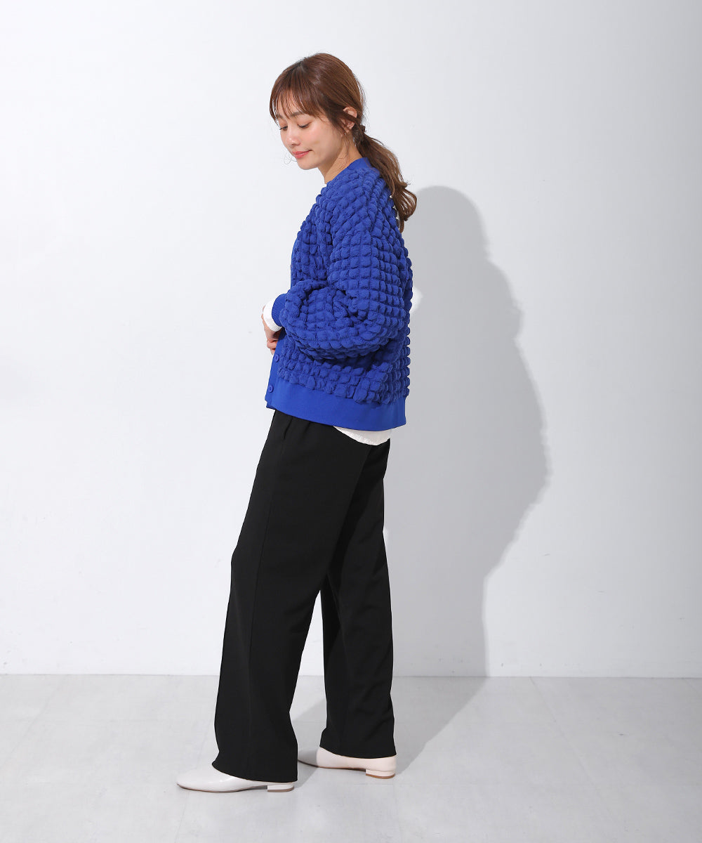 ピンタックキレイ目ジョグパンツ