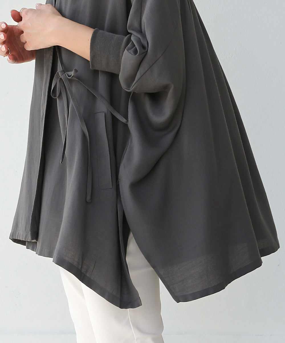 BouJeloud T/Rスラブ2WAYカシュクールカーディガン