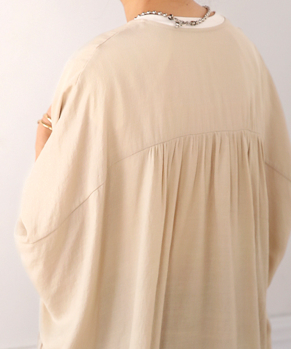 BouJeloud T/Rスラブ2WAYカシュクールカーディガン