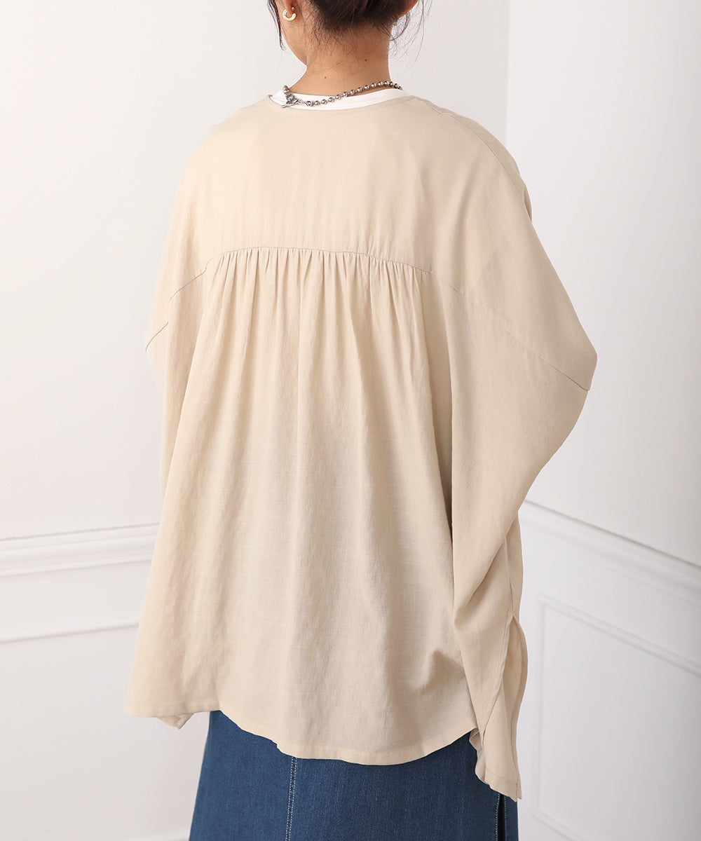 BouJeloud T/Rスラブ2WAYカシュクールカーディガン