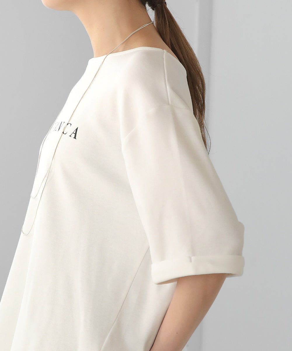 BouJeloud 汗ジミ軽減ロゴTシャツ
