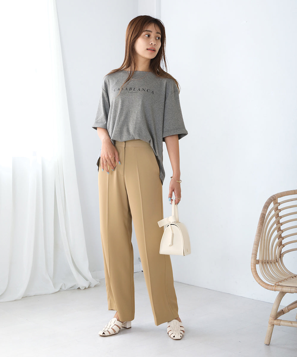 BouJeloud 汗ジミ軽減ロゴTシャツ