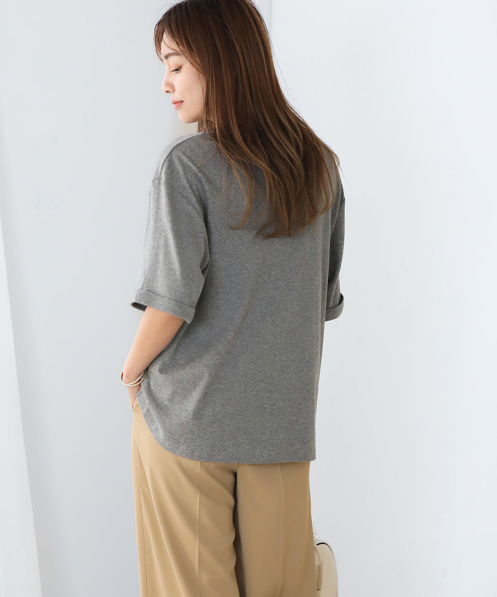 BouJeloud 汗ジミ軽減ロゴTシャツ