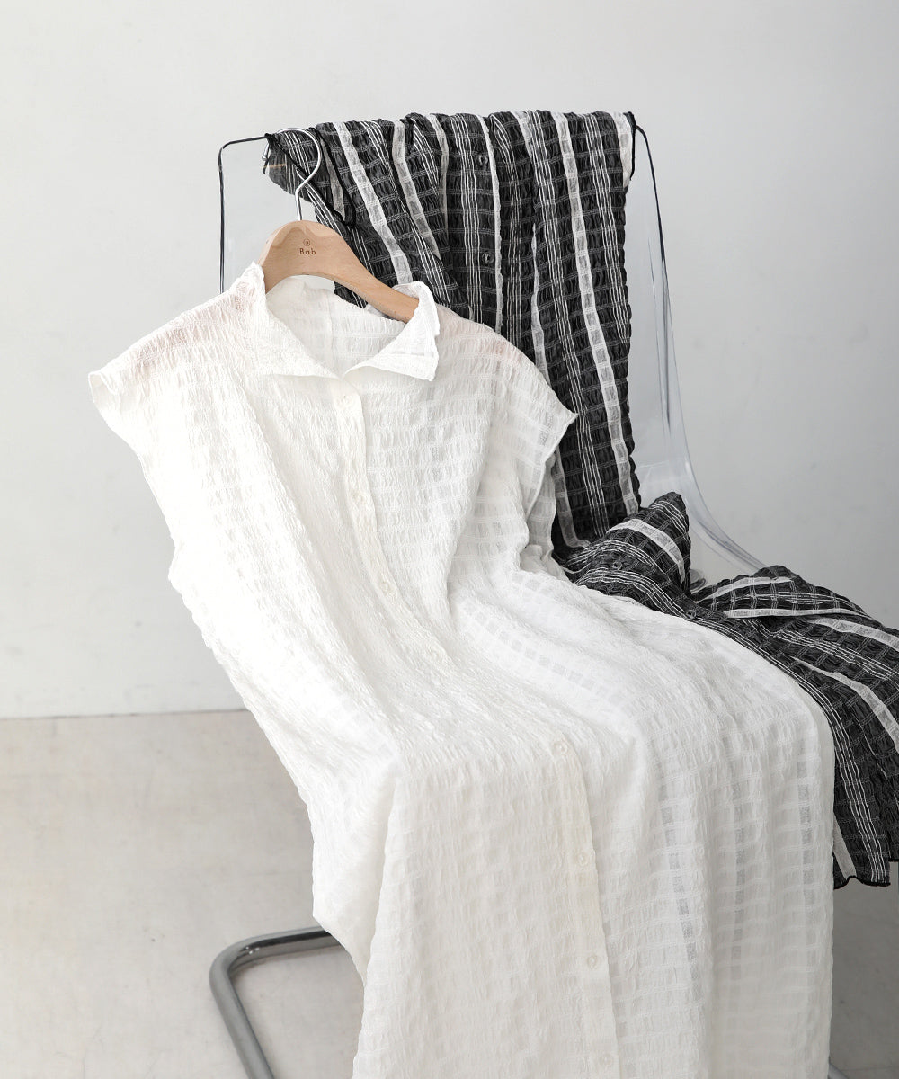 前後2WAYチェックメロウワンピース