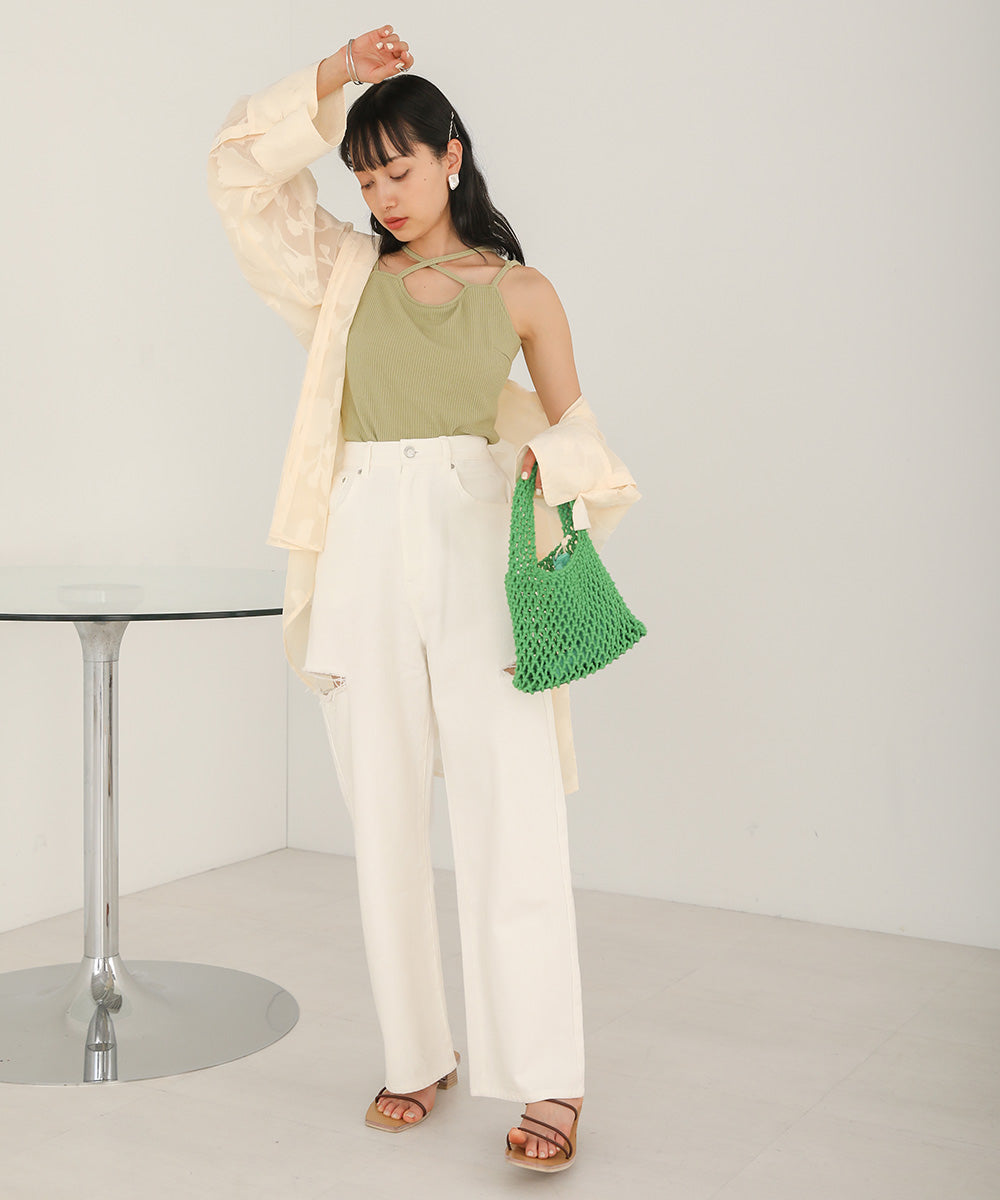 Bab 2WAYカップ付キャミソール